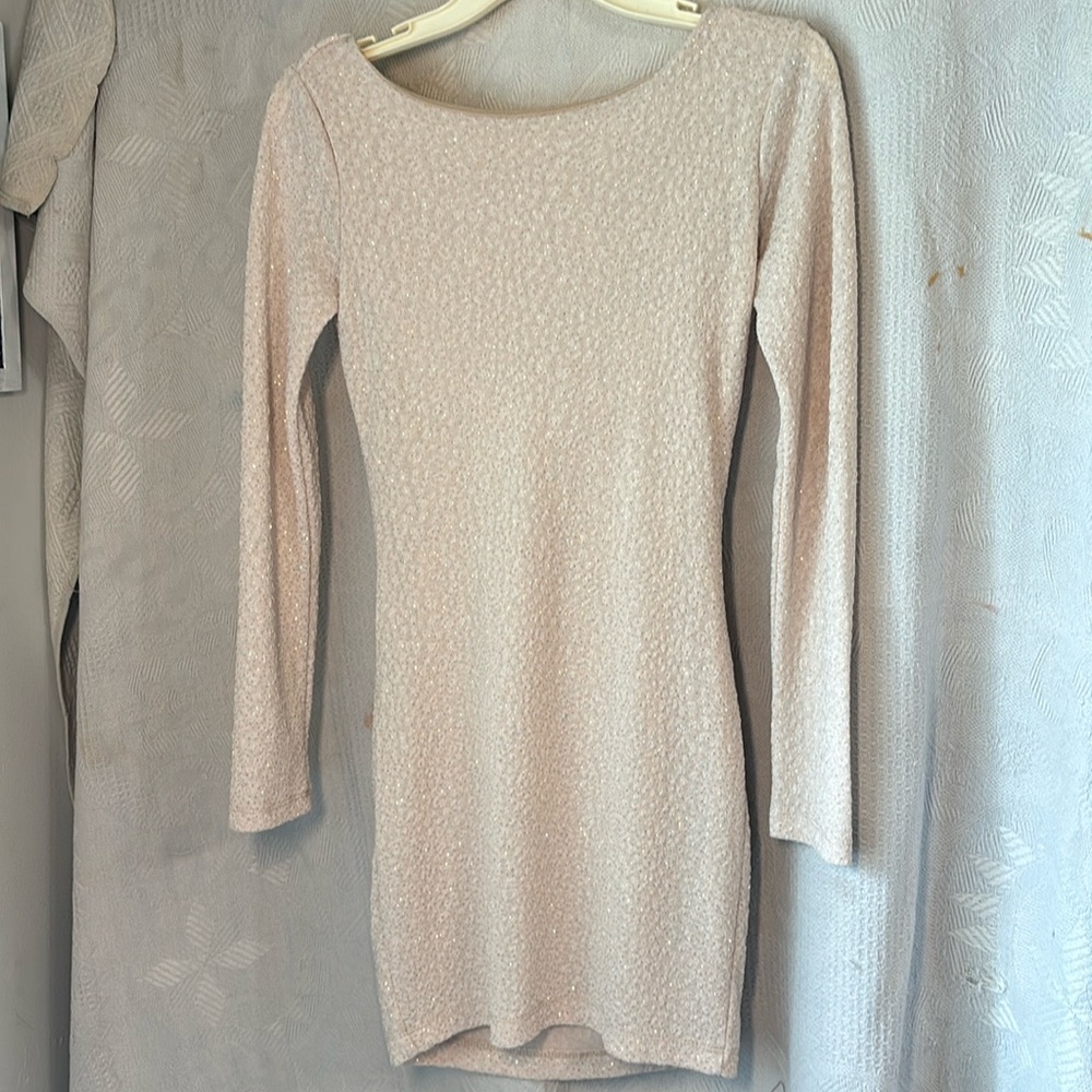 Love culture glittery cocktail dress